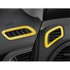 Dashboard L&R Air Outlet Vent Cover 2* For Jeep Renegade 2015- Bright Yellow