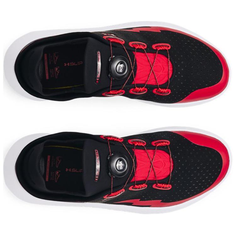 Under Armour Кроссовки для тренировок Slipspeed Trainer Универсальные Амортизирующие Нескользящие Низкие Кроссовки Унисекс Черный Красный 3028457-001