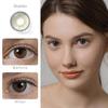 Natural Color Contact Lenses For Eyes Blue Green Lenses Cosmetic Soft Glasses Beauty Pupils with Lenses Case