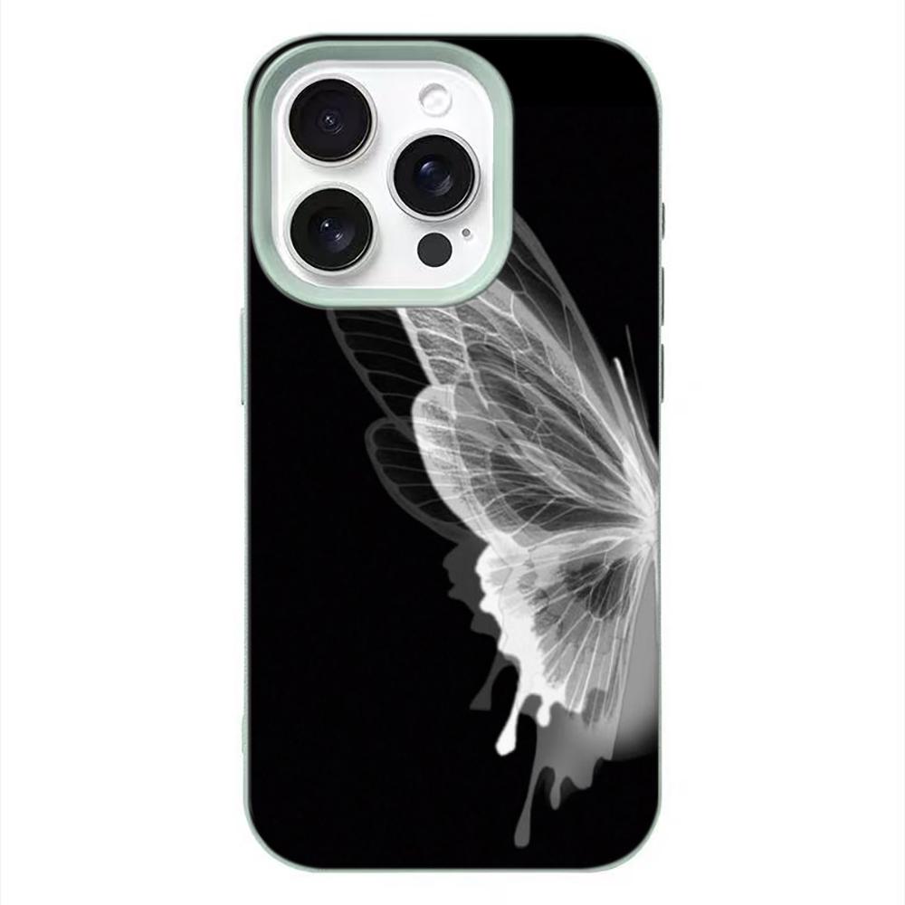 Ice Butterfly Case For IPhone 17 Cases IPhone 15 11 12 13 14 Pro Max 16E 16 Plus Stylish Patterned Design Phone Cover