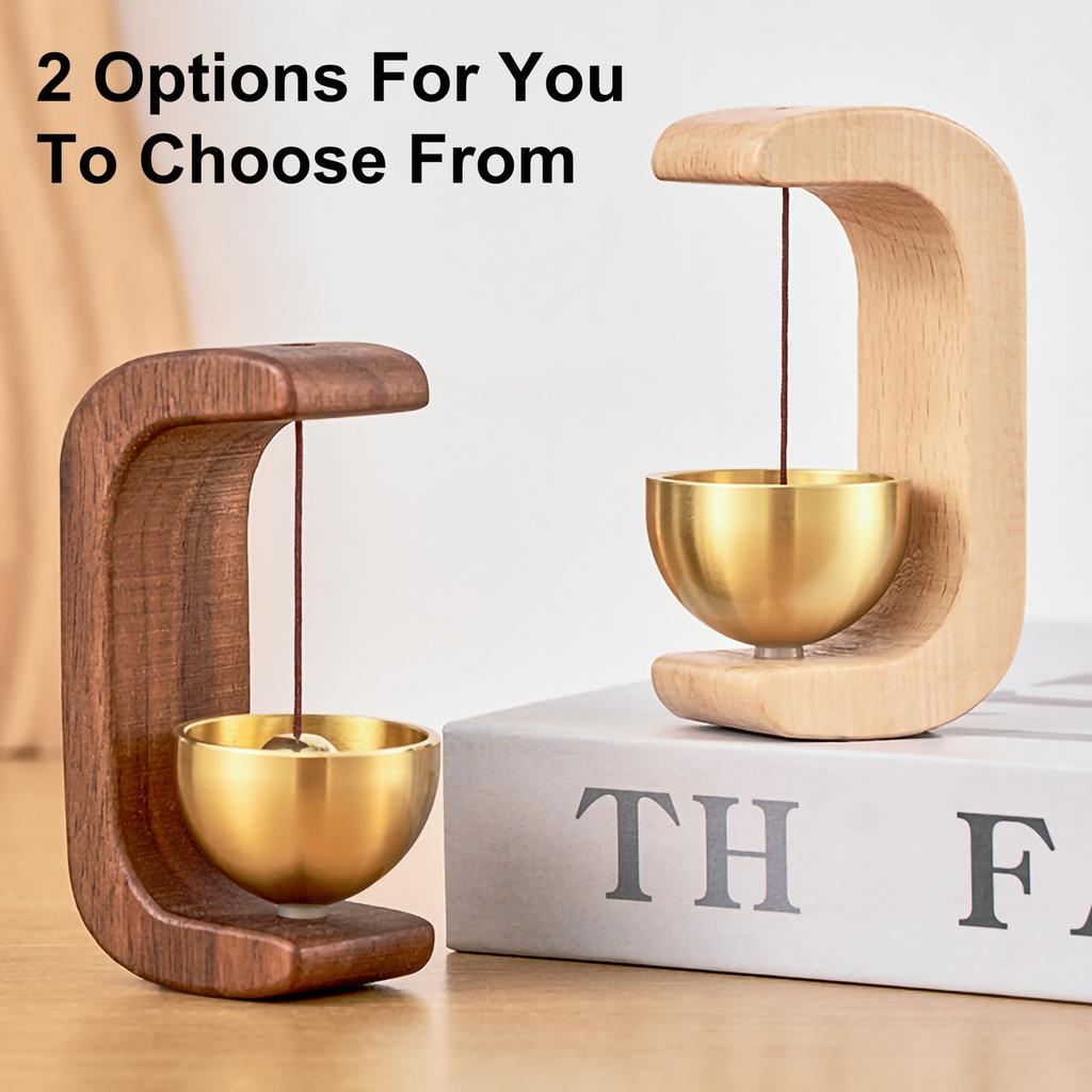 Wireless Doorbell Entrance Wooden Wind Chimes Decorative Wind Bell for Home Opening Home Decoration Hanging Decorations