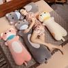 Japanese Chubby Cat, Plush Toy Doll, Cute Scarf, Kitten, Long Pillow, Girl'S Bed, Leg Pillow, Cushion
