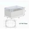 New Waterproof Outdoor Junction Box Plastic Transparent Electronic Instrument Housing Case 10 Styles Enclosure Cover