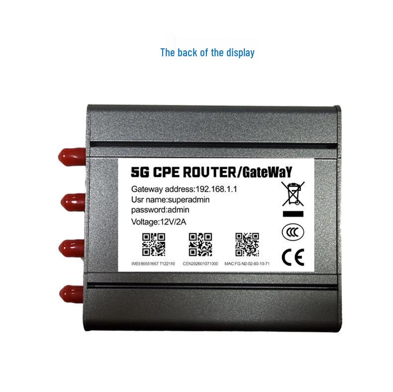 Промышленный 5G-маршрутизатор с Qualcomm X55, высокоскоростной интернет, Plug-and-Play, поддержка веб-интерфейса, глобальная версия