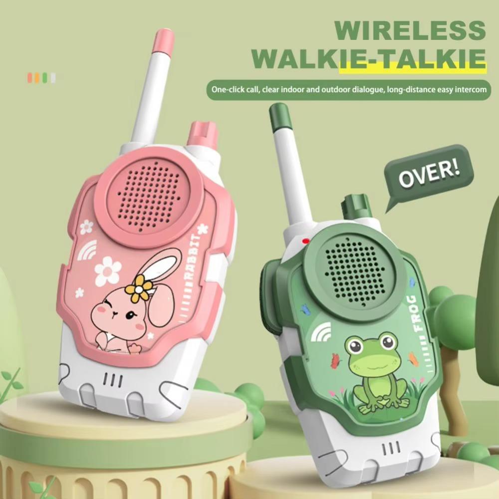 2Pcs Parent-child Interaction Kids Walkie Talkie Toys Long-distance Radio Phone  Boy/Girl