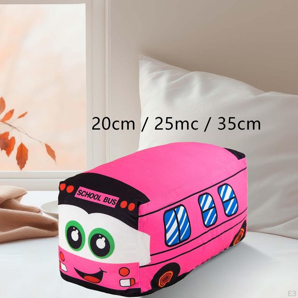 Car Stuffed Vehicle Decorative Cushion Cartoon Pillow Baby Boys Girls Children Holiday Gift