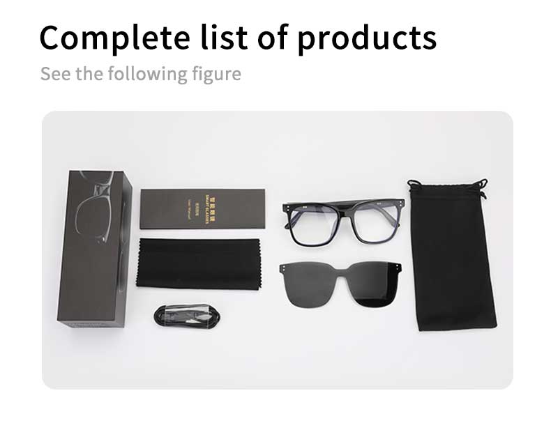 Гарнитура, солнцезащитные очки T2, умные очки, водонепроницаемая беспроводная Bluetooth-совместимая камера вызова, Hd аудио очки, антисиние очки