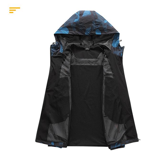 Men Jacket Camping Hiking Windbreaker Quick Dry Splashproof Outdoor Sports Walking Climbing Trekking Coats