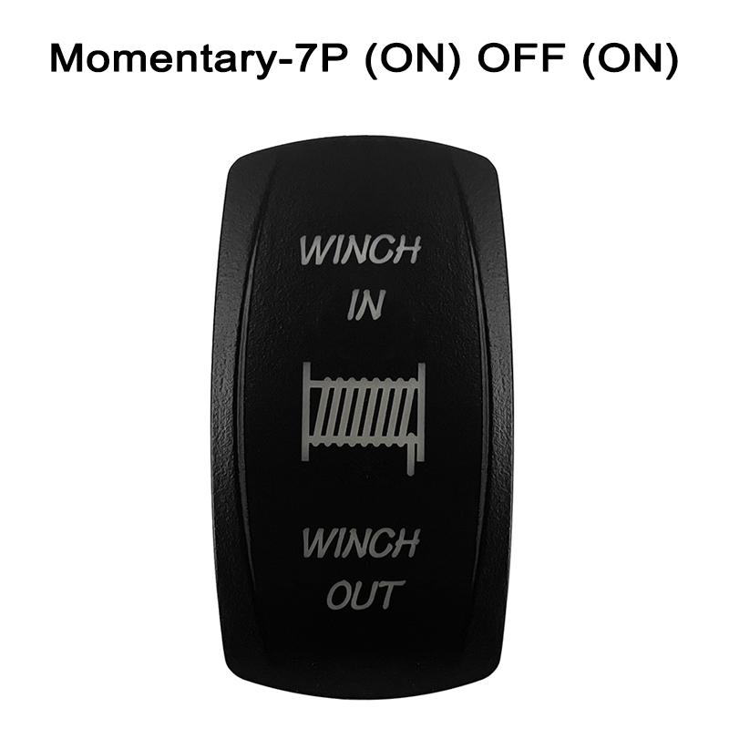 CUSTOM Dual RED Led Laser Etched Rocker Switch ON-OFF ON-OFF-ON (SPST DPDT) for ARB/Carling/NARVA 4x4 Caravan Accessories SUV