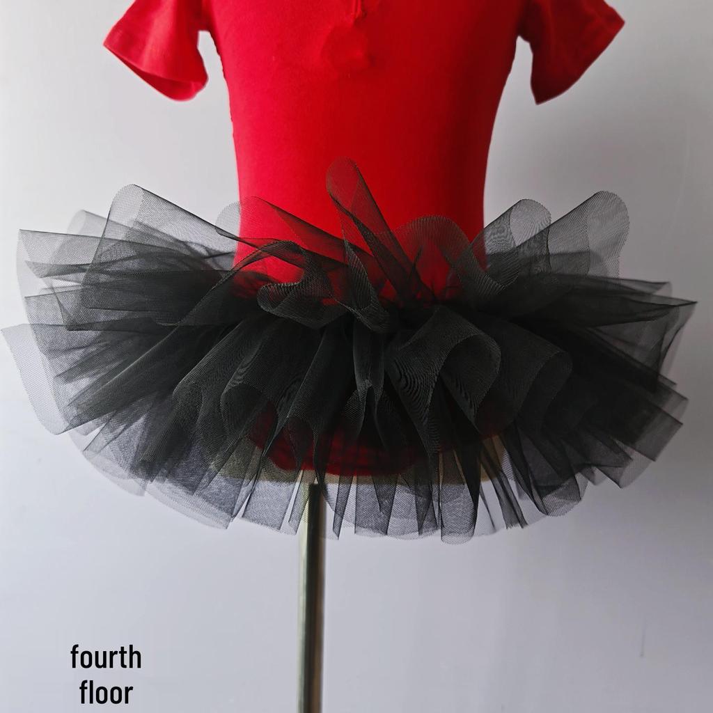 Детская юбка для танцев из шести слоев - мягкая фатиновая пачка принцессы