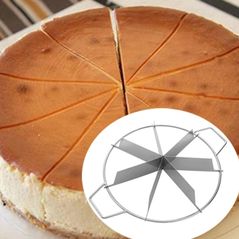 Stainless Steel Pancake Divider Divide Equally Cake Slicers Baking Tool Cake Splitter  Pie