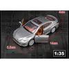 Масштаб 1/35 Lexus ES300h, модель автомобиля, литой игрушечный автомобиль из сплава, коллекция, подарок для детей, серый цвет