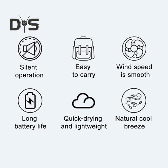 Wide Brim Sun Hat with 2 Solar Fan UV Protection Bucket Hat with Neck Flap And Face Guard 3 Speed Adjustable Fan Hat for Outdoor Fishing Camping