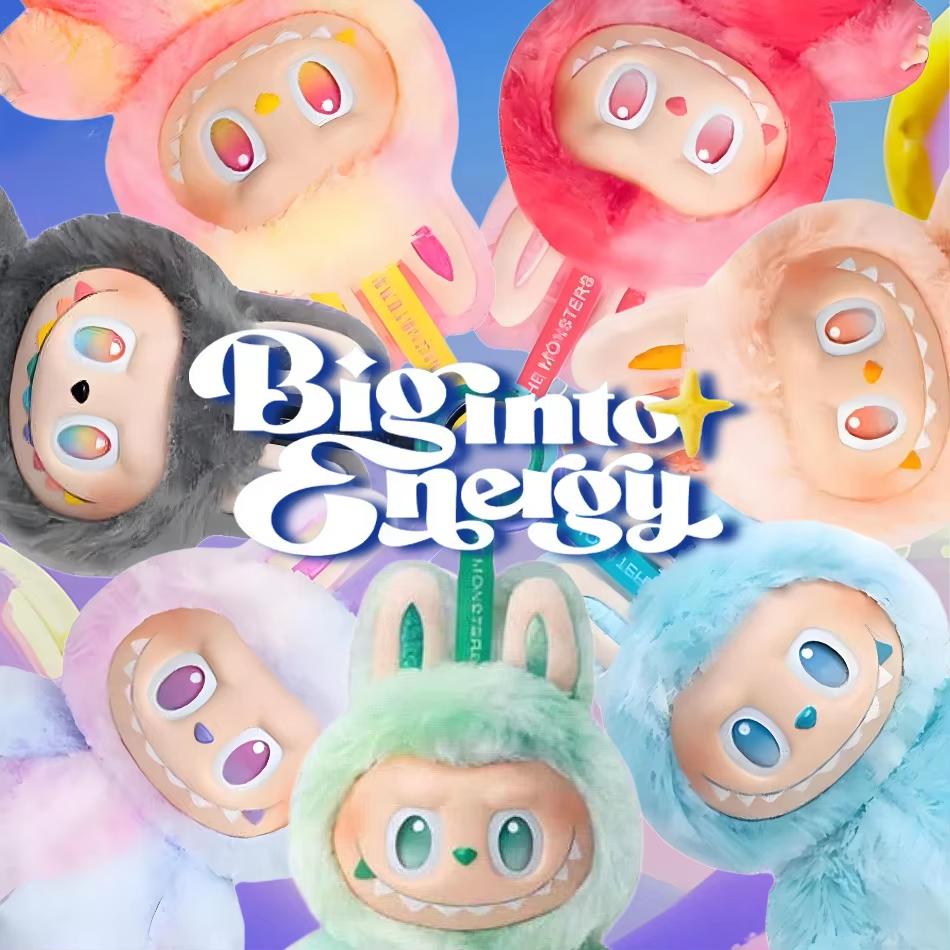 New Labubu V3 The Monsters Big Into Energy Series Vinyl Face Doll Anime Action Figures Lovely Labubu Pendant Surprise Gift