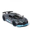 1/32 Alloy Die-cast Metal Toy Car Model Bugatti Divo Toy Car Miniature Car Model with Light Toy Suitable for Boys Children's Gift Collection Ornaments