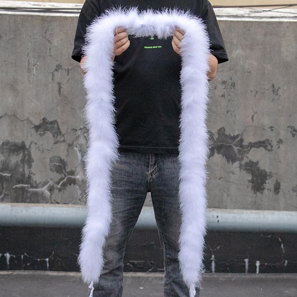 2Yards Colorful Marabou Feather Boa 50g Turkey Plumes Boas Shawl for Wedding Cosplay Clothing Accessory Decoration Plumas Boa