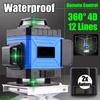 12 Lines 3D Laser Level Self-Leveling 360 Horizontal And Vertical Cross Super Powerful Green Laser Beam Line Measurement