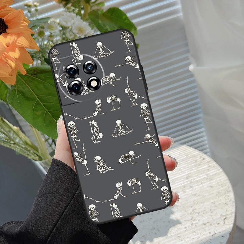 Чехол для йоги со скелетом для OnePlus 15 15R 13 13T 13R 12 12R 11 10 10R 10T 8T Nord 5 CE 4 2 3 Lite N20 N30