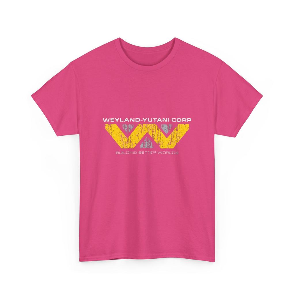 student Cotton T-shirt Aliens T Shirt - Nostromo Weyland yutani Corp building better worlds Shirt