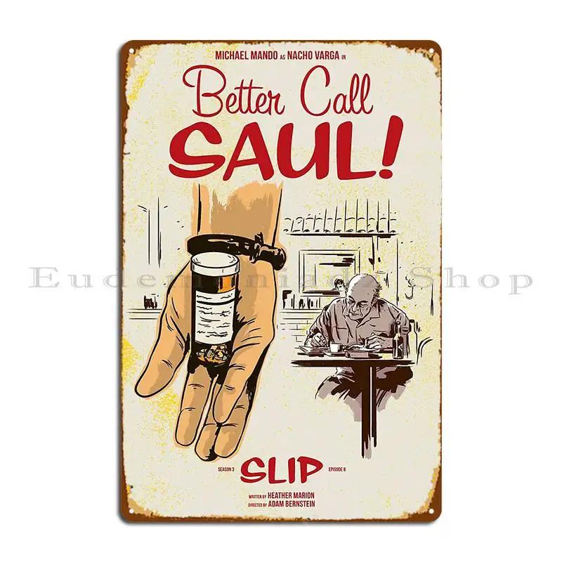 Better Call Saul Netflix Metal Sign Mural Iron Garage Create Classic Tin Sign Poster