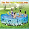 Portable Inflation-free Hard Plastic Swimming Pool Folding Pool Family Swimming Pool Round Swimming