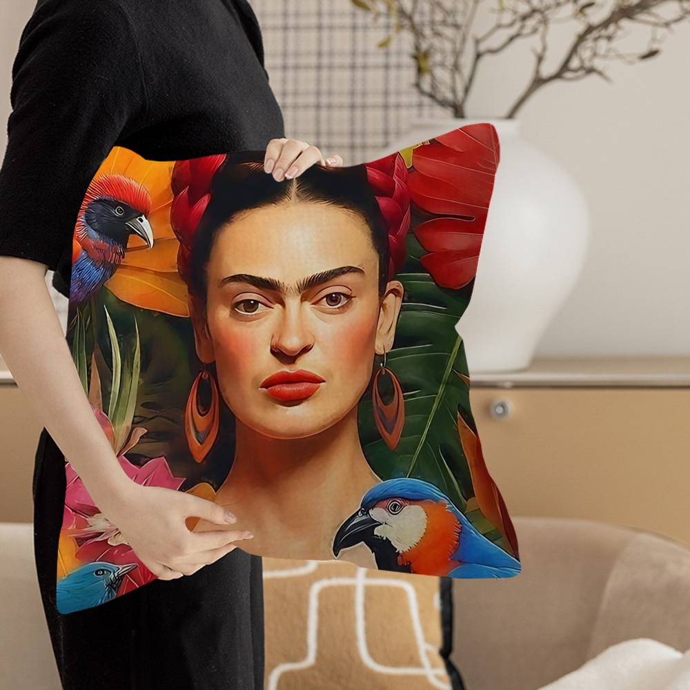 Artist FFrida KKahlo Cushion Cover Car Throw Pillow Case For Sofa Car Christmas Gift xcm xcm