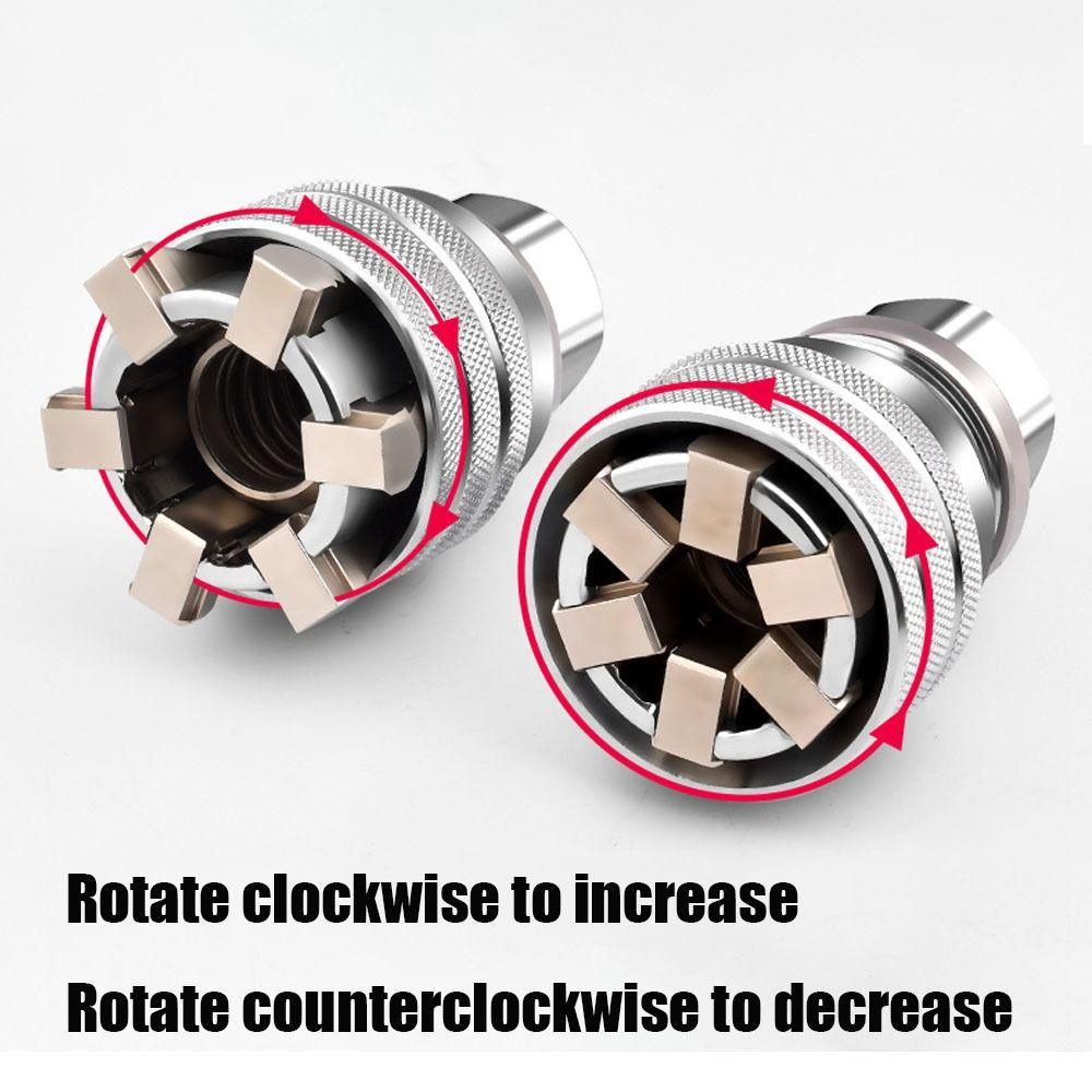 Adjustable Hex Screwdriver Universal Sleeve Torque Ratchet Adapter Head Spanner Socket Wrench