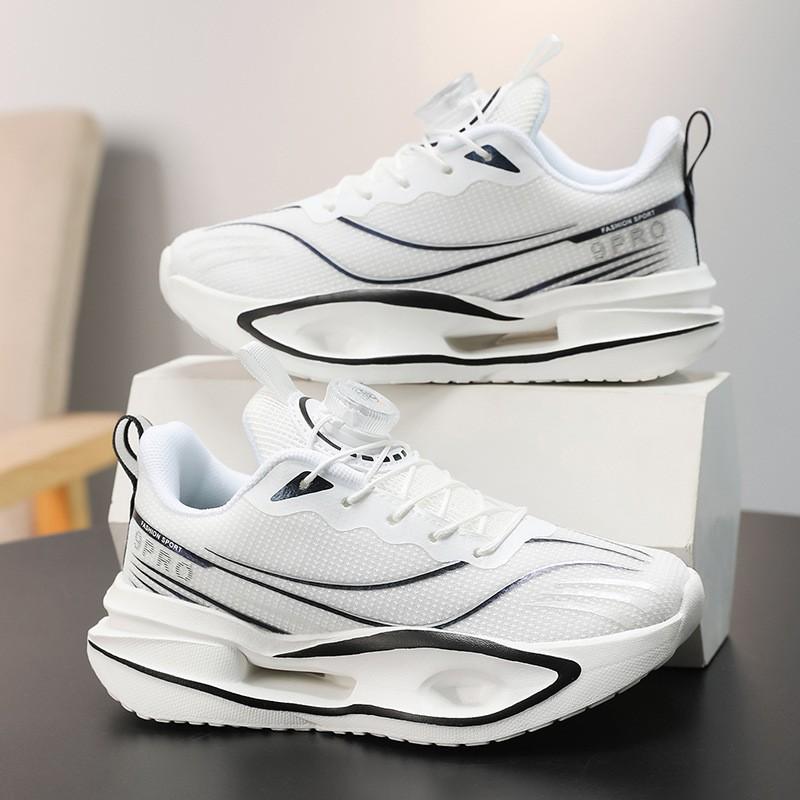 Youth style shoes Boys Running Shoes Kids Lightweight Breathable Mesh Sneakers With Shock Absorption Rubber Sole