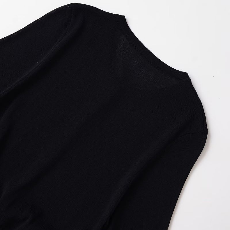 Kaslead New Women clothes Western Style Fashion Short sleeve Belt Knitted Outerwear 2756112