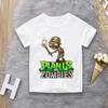 Повседневная футболка с принтом Plants Vs Zombies для мальчиков и девочек, топ с коротким рукавом для учеников средней школы, семейные matching-наряды