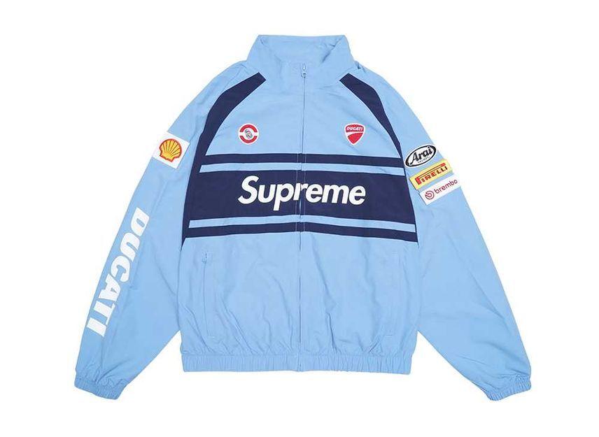 Supreme Ducati Тренировочная куртка Светло-голубая