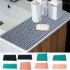 Silicone Dish Drying Mat Drying Mat For Kitchen Counter Heat Resistant Mat Easy Clean Drainboard Mat