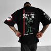 2026 Summer New Demon Slayer Anime Print High End Men's Sports Short Sleeve Fashion Women And Men T-shirt