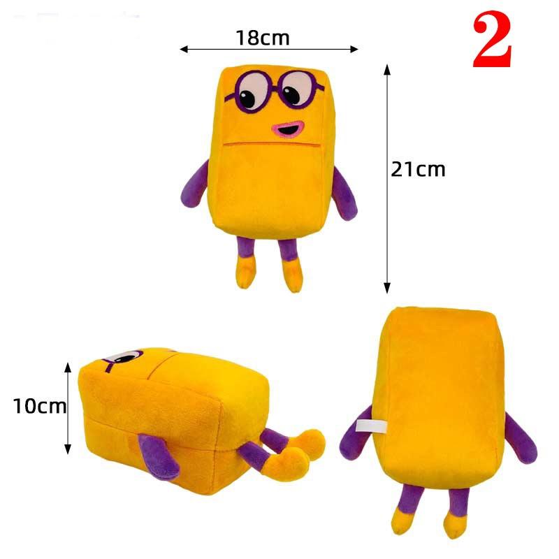 10 стилей, цифровые блоки, плюшевые игрушки, мягкие куклы, фильмы, сериалы, мультяшные развивающие игрушки, детский подарок