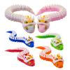 10" 3D Printed Snake Toy Movable Articulated Lion Dance Snake Figurine Flexible Animal Fidget Toy for Kids Collectors Home Office Executive Desk Decor