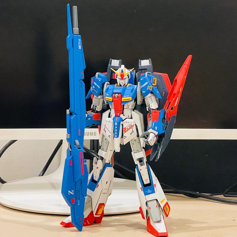 JMS HG 1/144 MSZ-006 ZETA Сборная модель-конструктор Фигурки Действия Игрушки-пазлы для мальчиков Подарки на праздник Настольное украшение Кукла Коллекционная