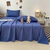 Solid Color Bedsheet Soft Flat Bed Sheet Home Bed Linen Sabanas Para Cama Adults Kids Room Flat Sheets (No Pillowcase)