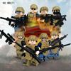 MOC Военная серия Камуфляж Джунгли Солдат спецназа Конструктор Игрушки