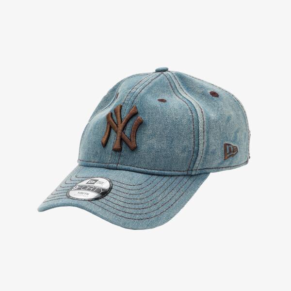 New Era Mlb New York Yankees Джинсовая кепка Синяя 14208930
