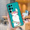 Милый чехол для телефона с ламой для Samsung Galaxy S25 S24 S23 S21 S20 S22 Ultra S9 S10 Plus S25 FE Задняя крышка