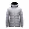 2023 Мужская модная легкая зимняя хлопковая куртка с капюшоном