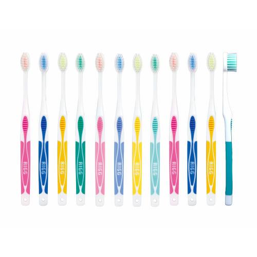 Ebisu Rig Mountain Toothbrush, Regular, 12-Pack
