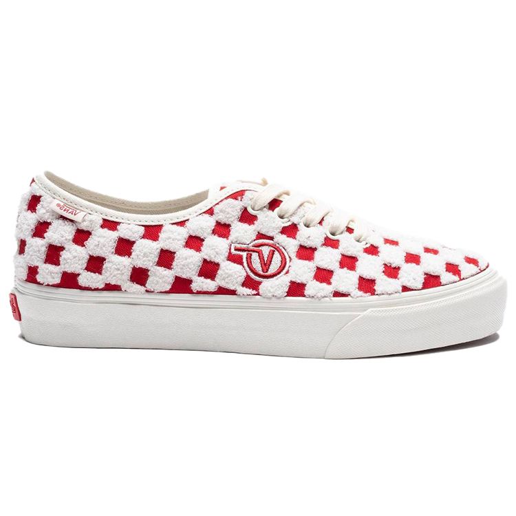 Vans Authentic One Piece VLT LX Embroidered - Racing Red Unisex Sneakers Marshmallow VN0A5HTG42A