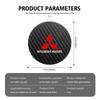 2Pcs Car Coasters Water Cup Holder Pads Anti Slip Accessories For Mitsubishi Outlander Lancer Cross Colt Xpander Mirage Attrage