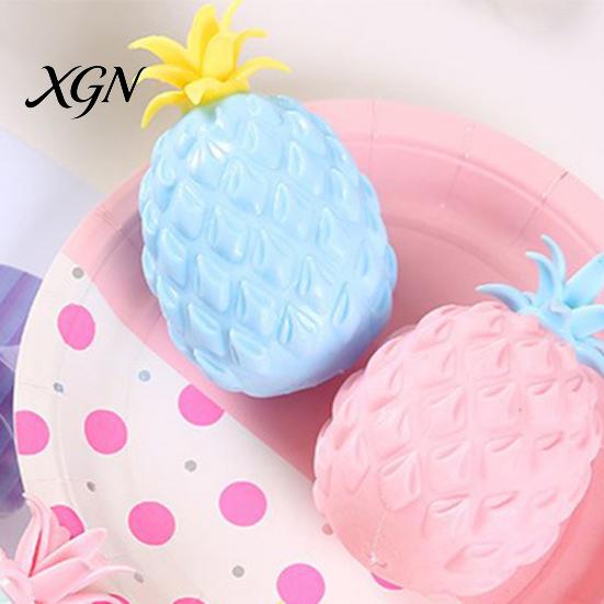 Hand Squeeze Toy Pineapple Anxiety Relief Stress Reduction Ball Exercise Relaxation Fruit Sensory Fidget Party Favors