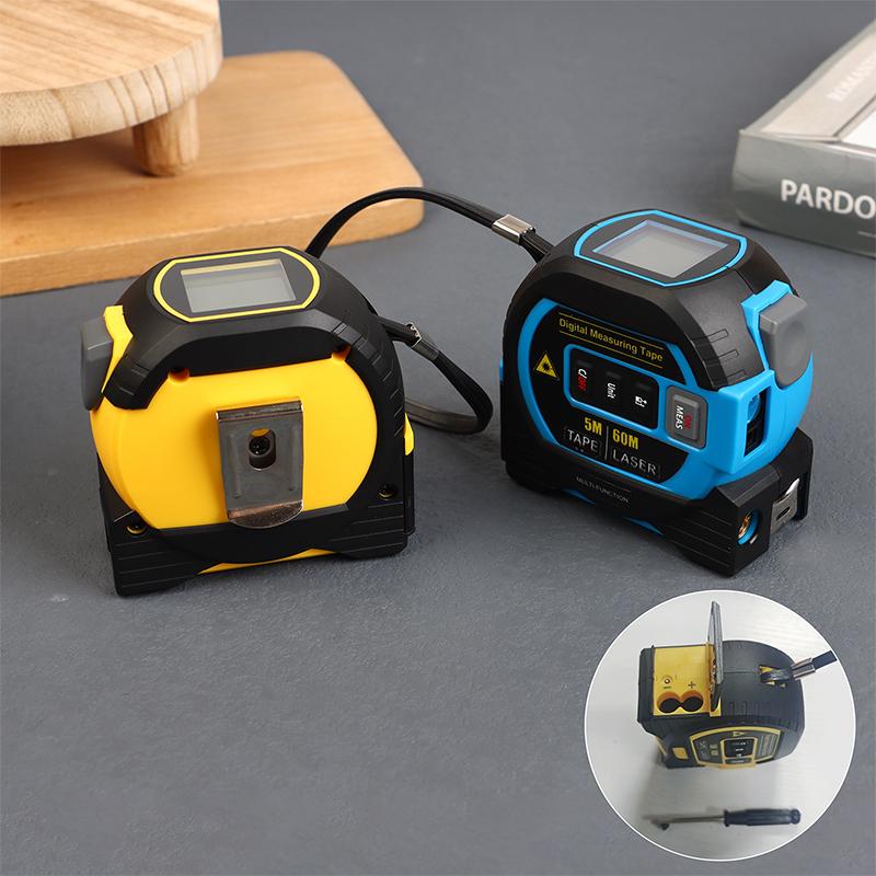 3-In-1 Rangefinder With Led Display Almighty Ruler The High Precision Laser Almighty Ruler Digital Tape Measure Tools