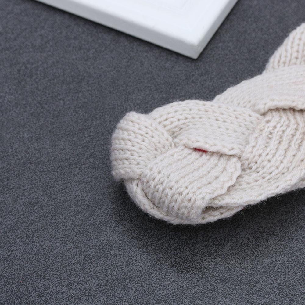 Fashion Warm Women Vintage Knitted Headband Crochet Hair Band Twist Headwear