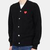 Comme des Garçons PLAY COMME des GARCONS PLAY FW25 Cardigan with Red Heart 'Black' Men's AX-N008-051-1