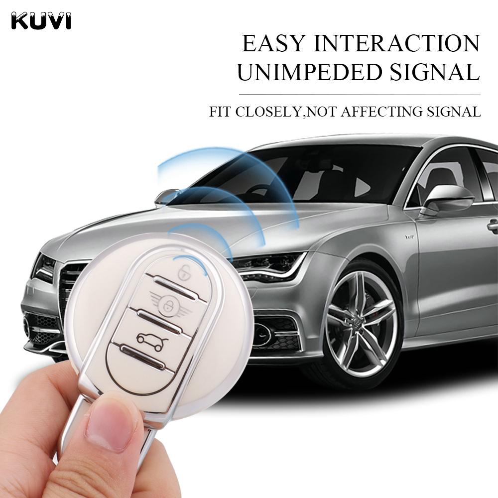 Чехол-брелок из ТПУ для ключа автомобиля Bmw Mini Cooper S One Jcw F54 F55 F56 F57 F60 Clubman Countryman, держатель для дистанционного ключа, брелок-чехол