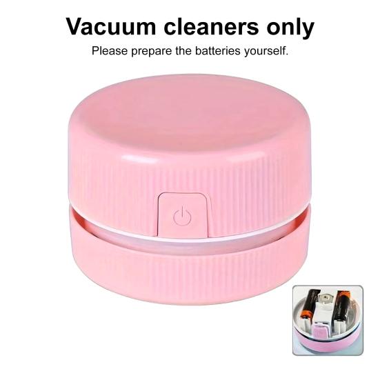 Desktop Vacuum Cleaner Portable Handheld Desk Cleaner for Crumbs Debris Pencil Shavings Snack Paper Eraser